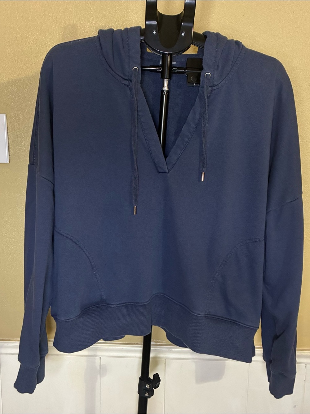 CALIA by Carrie Underwood Navy Scoop-Neck Hoodie Sweater